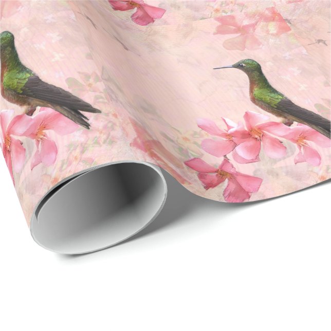 Papier cadeau Primavera Rosa (Coin rond)