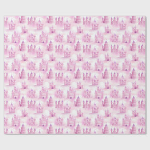 Papier Cadeau Princess Castle Motif sans surveillance