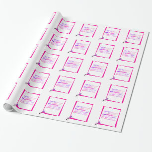 Papier Cadeau Princesse Word Art