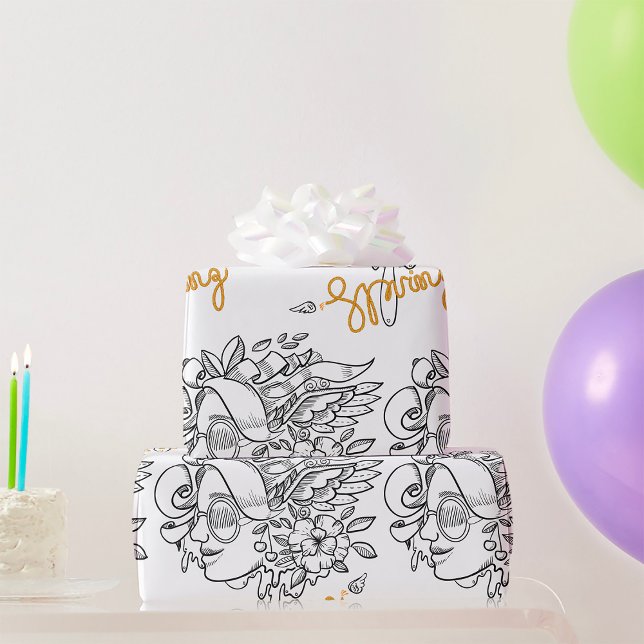 Papier Cadeau Printemps (Créateur téléchargé)