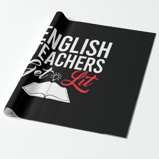 Papier Cadeau Professeur Cadeaux | Enseignants Anglais Obtenir L (Déroulé)