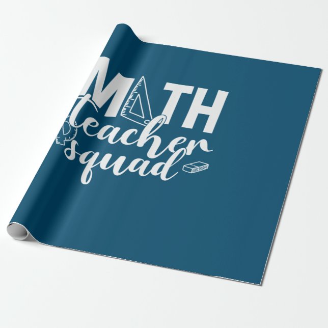 Papier Cadeau Professeur de mathématiques Équipe d'enseignants d (Déroulé)