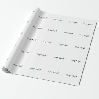 Papier Cadeau Professionnel Minimaliste Ajouter un nom personnal