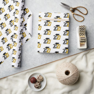Papier Cadeau Promotion 2027 Classe d'Or et d'Argent