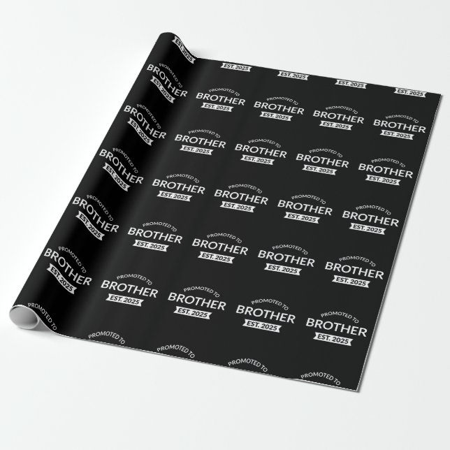 Papier Cadeau Promu Frère Env. 2025 II (Déroulé)
