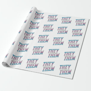Papier Cadeau Pronoms Trans Ils Elles