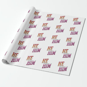 Papier Cadeau Prononononounes lesbiennes Lui