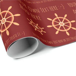 Papier Cadeau Propriétaire de l'embarcation Modèle cadeau person