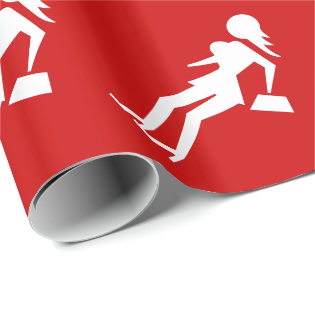 Papier Cadeau Prostituée de prudence (substitut de Attenzione) (Coin rond)