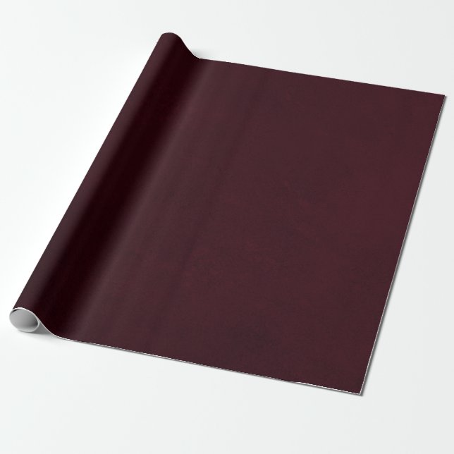 Papier Cadeau Prune Bourgogne profond (Déroulé)