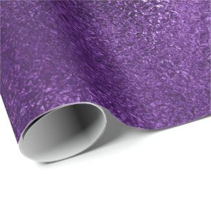 Papier Cadeau Prune métallique en verre pourpre ultra-violette