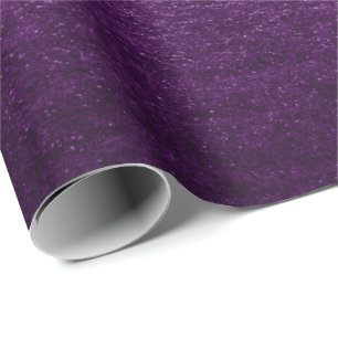 Papier Cadeau Prune pourpre ultra-violette minimale d'Ametyst