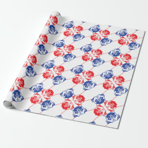 Papier Cadeau Pug en français