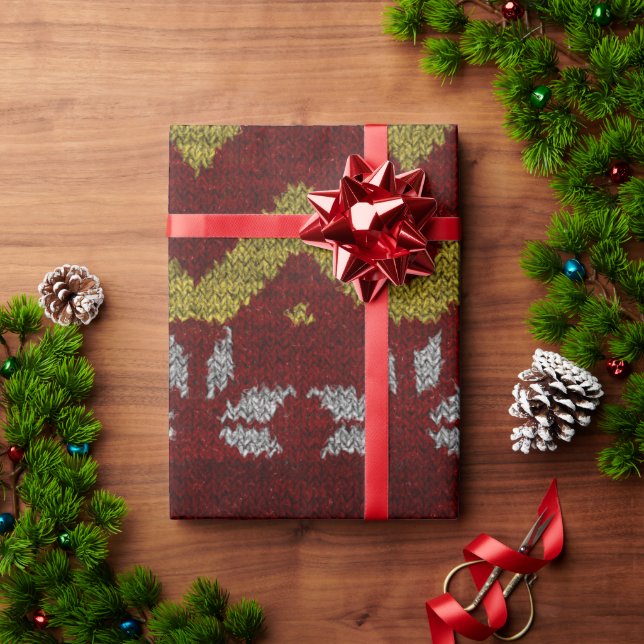 Papier Cadeau Pull de Noël (Cadeau de vacances)