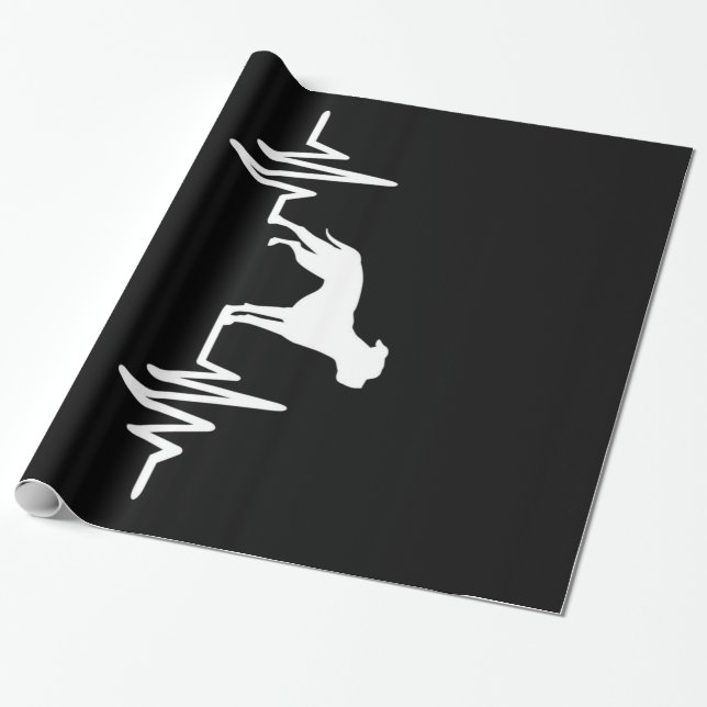 Papier Cadeau Pulse de Bulldog Français (Déroulé)