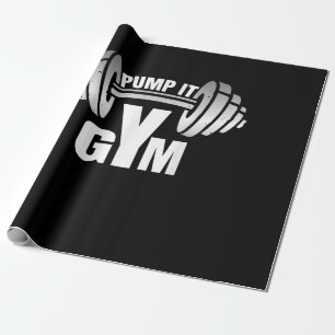 Papier Cadeau Pump It Ness Gym Sport Motivation Men Women Kid