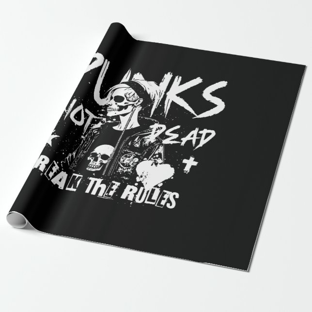 Papier Cadeau Punks non morts (Déroulé)