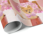Papier Cadeau Puppy de Christmas<br><div class="desc">Puppy de Christmas</div>