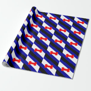 Papier Cadeau Puppy play Pride Flag 