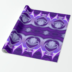 Papier Cadeau Purple Dream, Imaginaire Abstrait Rainbow-Art