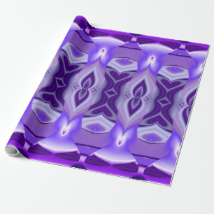 Papier Cadeau Purple Dream, Imaginaire Abstrait Rainbow-Art