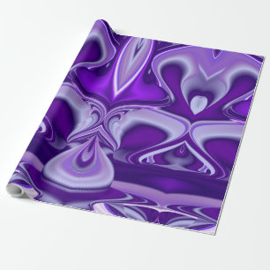 Papier Cadeau Purple Dream, Imaginaire Abstrait Rainbow-Art