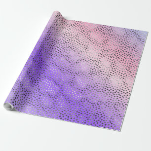PAPIER CADEAU PURPLE GRADIENT POIS TRENDY MOTIF