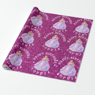 Papier Cadeau Purple Princess