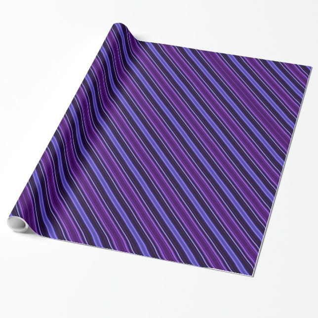 Papier Cadeau Purples répartis (Déroulé)