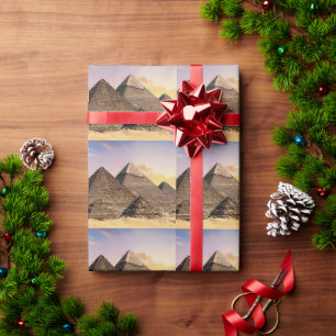 Papier Cadeau Pyramides De Gizeh Voyage Egypte Photo