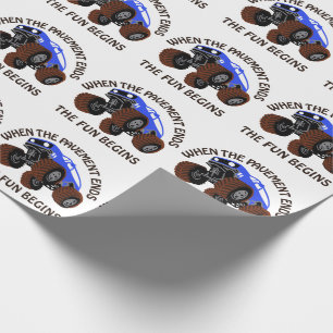 Papier Cadeau Quand le revêtement se termine