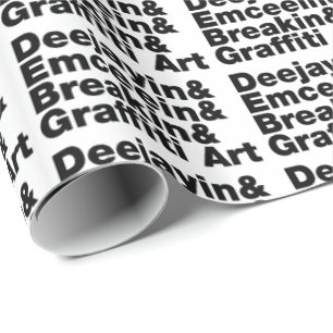 Papier Cadeau Quatre éléments de hip hop