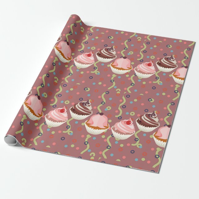 Papier Cadeau quequitos, chocolats (Déroulé)