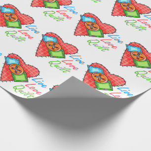 Papier Cadeau Quilte d'amour en direct