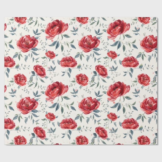 Papier Cadeau Radiant garden of confidence pattern (Plat)