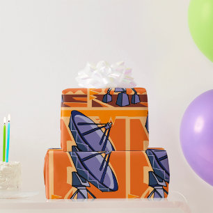 Papier Cadeau Radiotélescope spatial