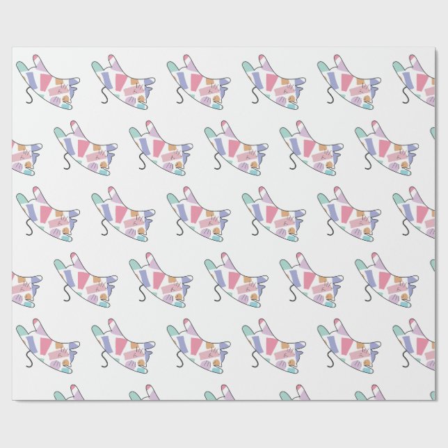 Papier Cadeau Rainbow Kitty (Plat)