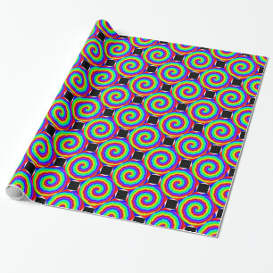 Papier Cadeau Rainbow Spiral par Kenneth Yoncich
