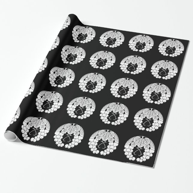 Papier Cadeau Raisins pendus (Déroulé)