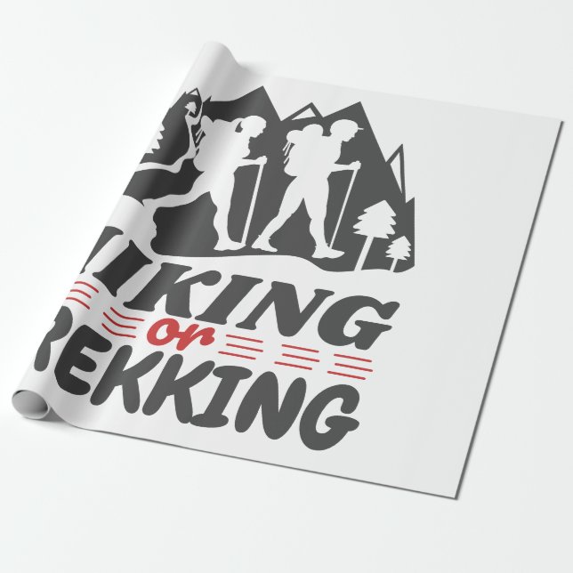 Papier Cadeau Randonnée ou trekking (Déroulé)