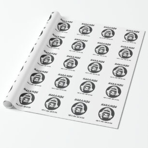 Papier Cadeau Rappelez-vous Harambe