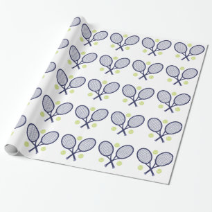 Papier Cadeau Raquettes de tennis