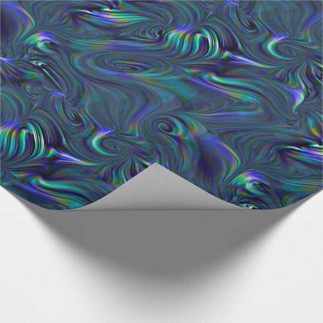 Papier Cadeau Raving Waves Elegant Motif (Coin)