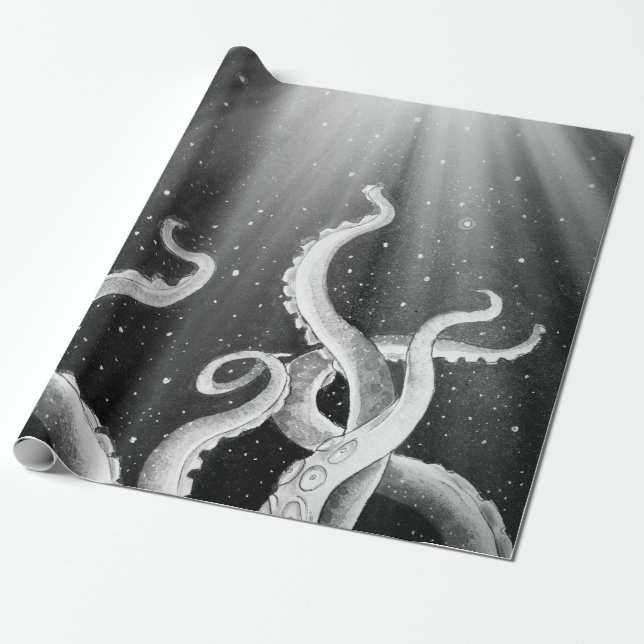 Papier Cadeau Rayon de la lune de Tentacles (Déroulé)
