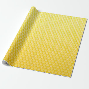 Papier Cadeau Rayons d'abeille