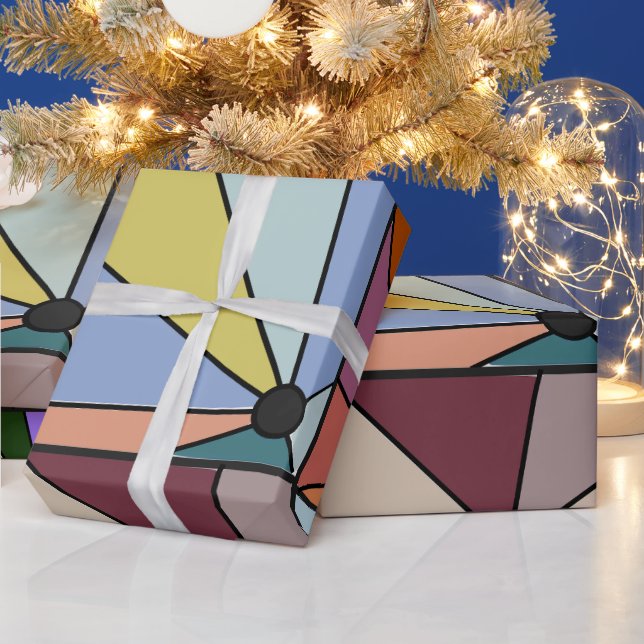 Papier Cadeau Rayons de soleil  (Vacances)