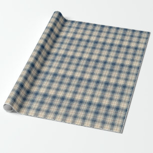 Papier Cadeau Rayure de chemin de fer de la marine