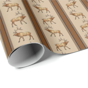 Papier Cadeau Rayure d'élan