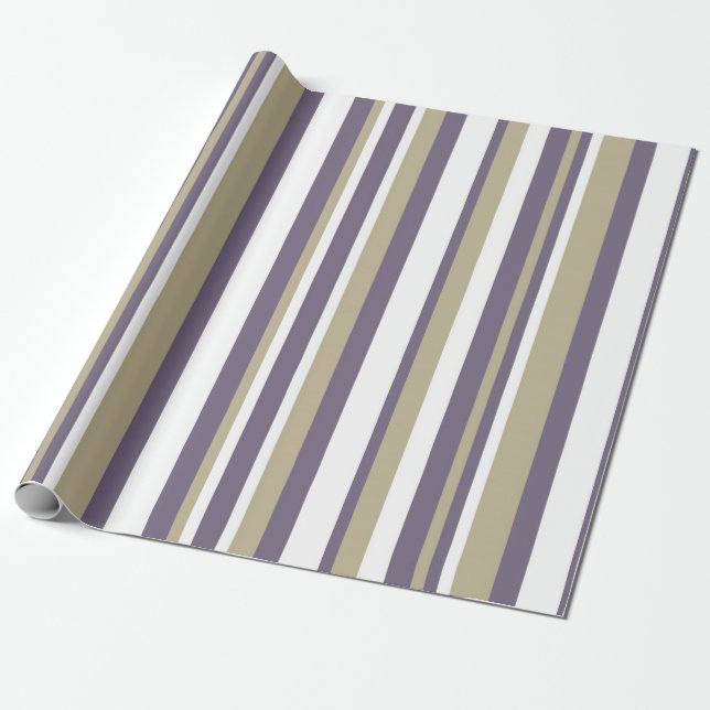Papier Cadeau Rayures (Déroulé)