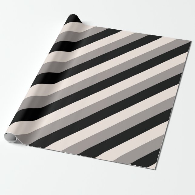 Papier Cadeau Rayures (Déroulé)